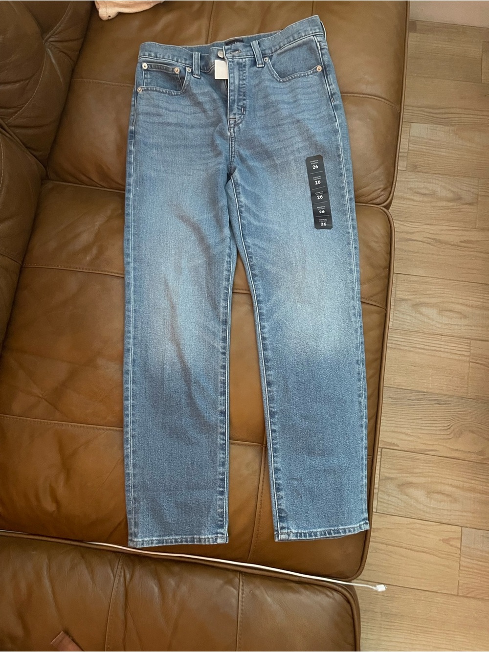 J-Crew Classic Straight-Leg Women’s Jeans in Light Blue